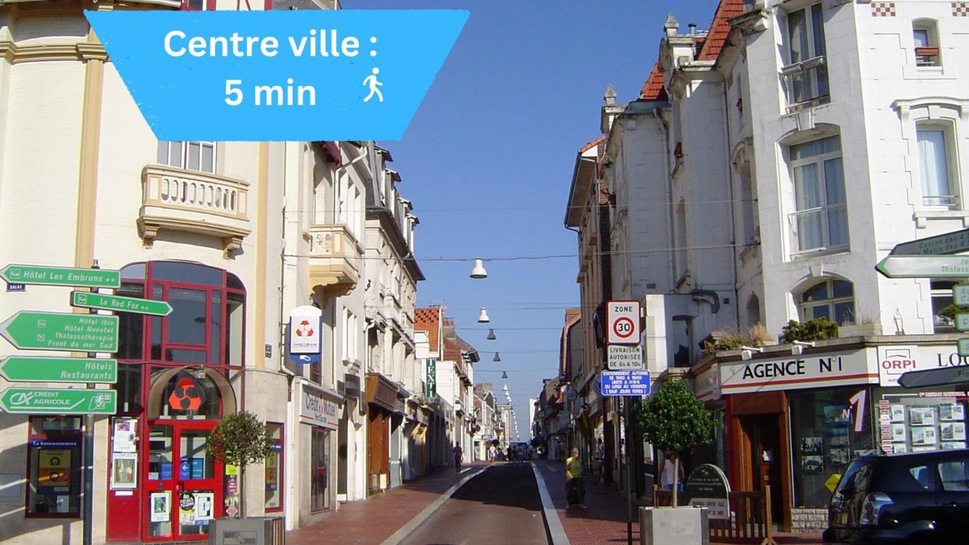 Joli Studio Plein Centre Proche Plage Avec Wi-Fi Le Touquet Εξωτερικό φωτογραφία